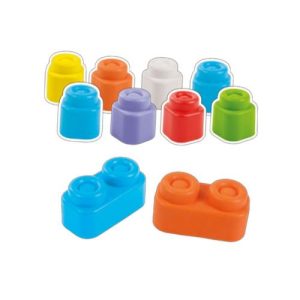 CLEMENTONI SOFT Clemmy - Konstruktor mit 2 Figuren, 14 Teilen