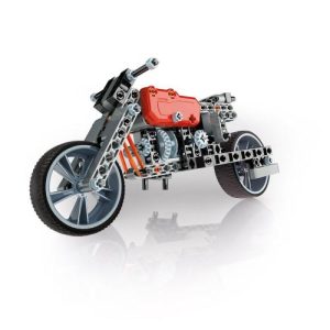 CLEMENTONI - 130-teiliges Konstruktionsset, MOTOR - SCIENCE PLAY MECHANICS