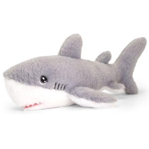 Keel Toys - Hai, ökologisches Plüschtier aus der Keeleco-Serie, 25 cm